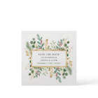 Gilded Greenery on White | Julfoto, Helgdag