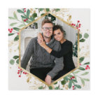 Gilded Greenery on White | Julfoto, Helgdag