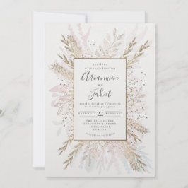 Gilded Meadow hint of färg, vattenfärg and foil Julkort