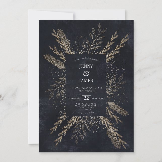 Gilded Meadow Julkort (Framsida)