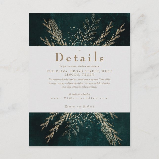 Gilded Meadow Vykort (Framsida)