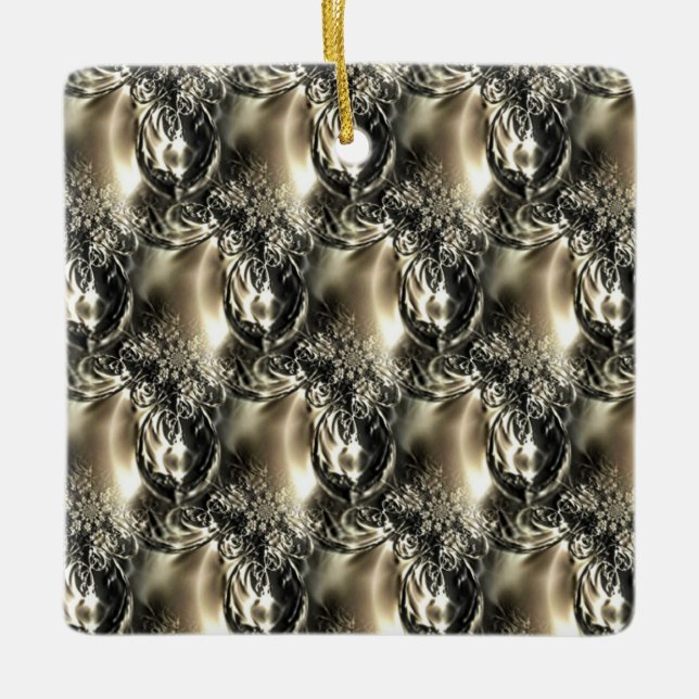 Gilded Pearls Julgransprydnad Keramik (Framsida)