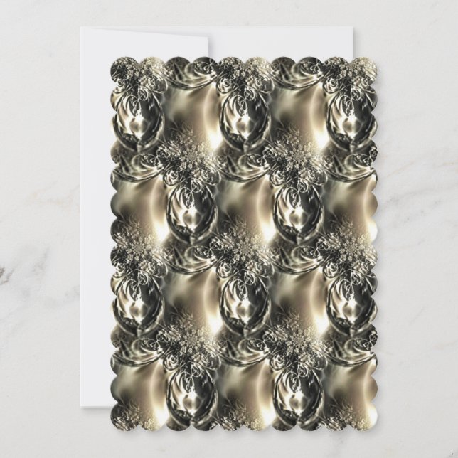 Gilded Pearls Julkort (Framsida)