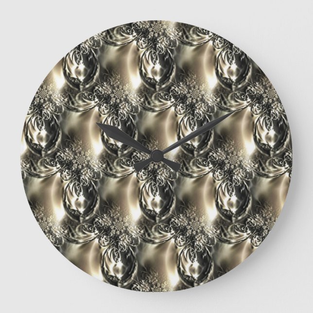 Gilded Pearls Stor Klocka (Framsida)