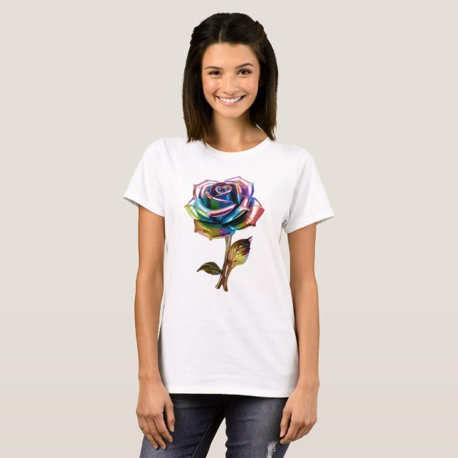 Gilded Petals T Shirt (Hel framsida)