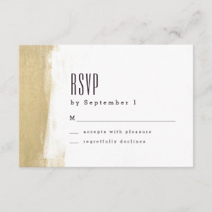 Gilded Push Bröllop OSA Card Kort