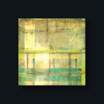 Gilded Turkos och Grönt Abstrakt Painting Canvastryck<br><div class="desc">En abstrakt av Jennifer Goldberger som skapar en varm,  bekant känsla med hjälp av skuggor av gyldad turkos och grönt. En trevlig promenad genom skogen under vår eller sommar skulle ge en del av samma färg. Ta med naturens gåva till ditt hem genom att köpa den här biet!</div>