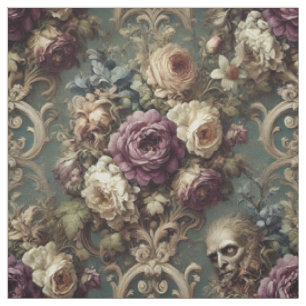 Gilded Unease - Gothic Victorian Påstående Tile Tyg