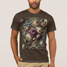 Gilded Unease – Gothic Wearable Art T Shirt