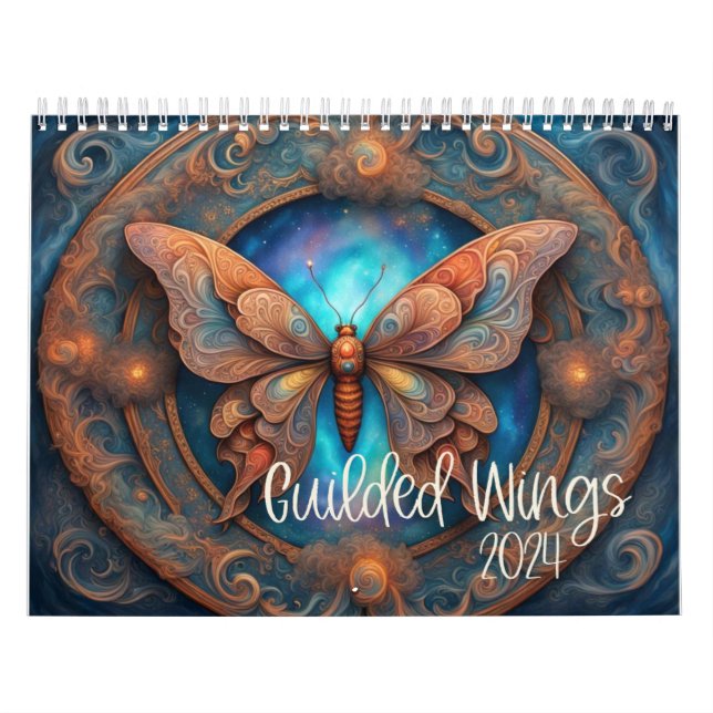 Gilded Vingar Calendar Kalender (Omslag)