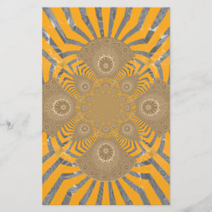 Gilded Zephyr: Elegance in Golden Gult & Chrome Brevpapper