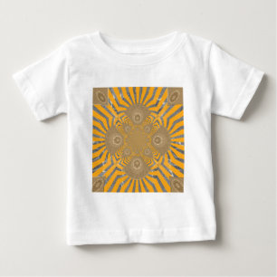 Gilded Zephyr: Elegance in Golden Gult & Chrome T-shirt