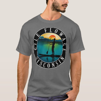 Gile Flopay Wisconsin Paddleboarding T Shirt