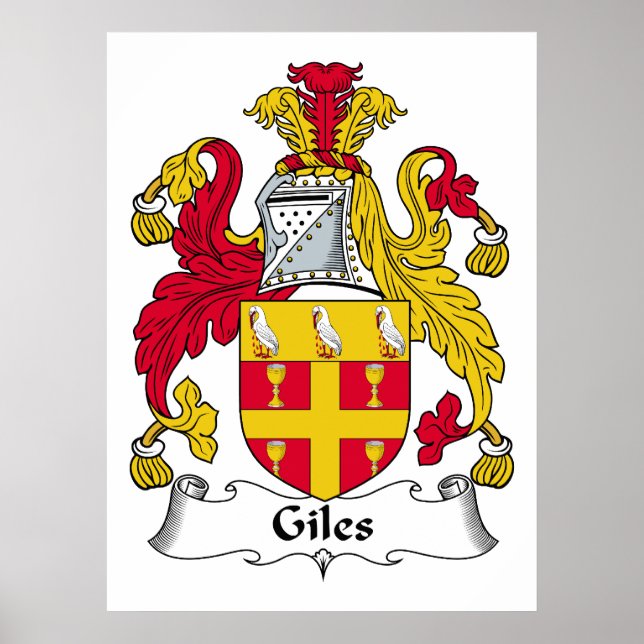 Giles Family Crest Poster (Framsidan)