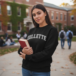 GILETTE Universitetsstilsvärmare Amerika College Lång Ärmad Tröja