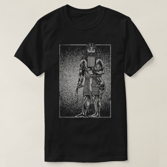 Gilgamesh - Ancient Sumerian Gudom Anunnaki Giants T Shirt (Design framsida)