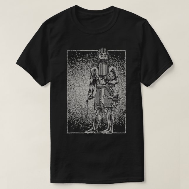 Gilgamesh Ancient Sumerian Gudom Nimrod Anunnaki G T Shirt (Design framsida)