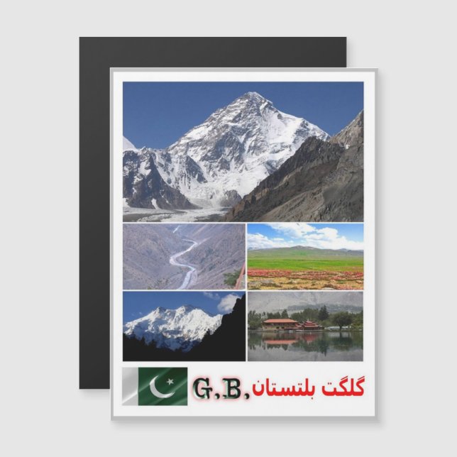 Gilgit-Baltistan - Mosaic - Pakistan - (Fram/baksida)