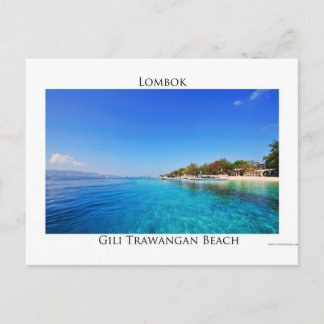 Gili Trawangan, Lombok Vykort