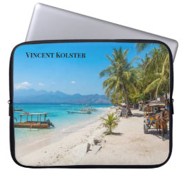 Gili Trawangan Öns Paradisstrand Laptop Fodral