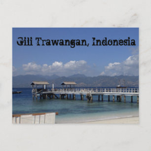 Gili Trawangan Postcard Vykort