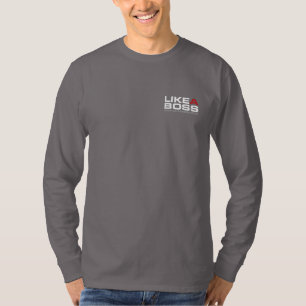 Gilla chefmanar för den Henley för kanfas en T Shirt