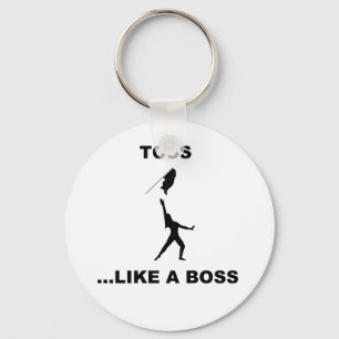 Gilla en chef Keychain Nyckelring
