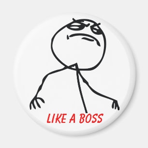 Gilla en chef magnet