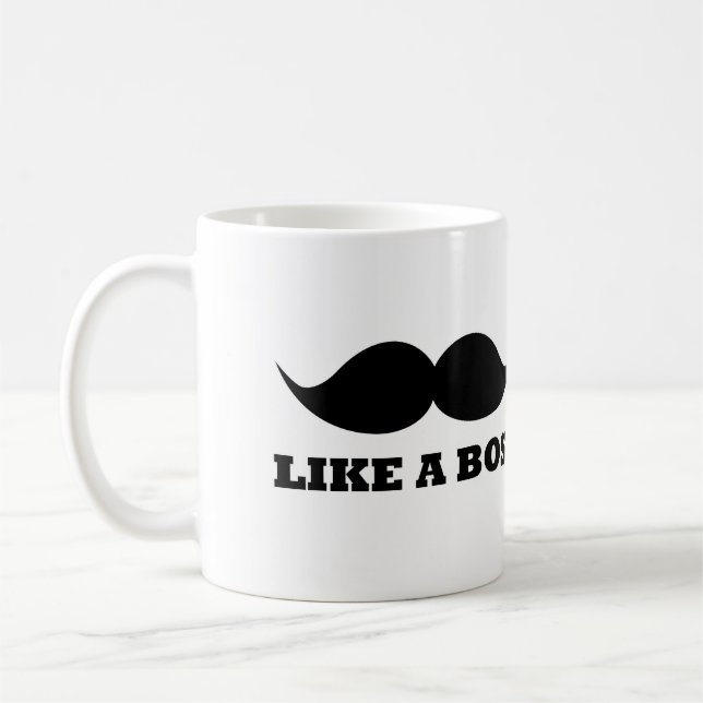 GILLA EN CHEF, moustachedesign Kaffemugg (Vänster)