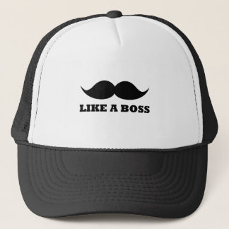 GILLA EN CHEF, moustachedesign Truckerkeps