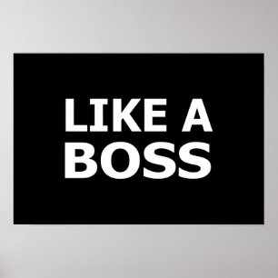 Gilla en chef poster