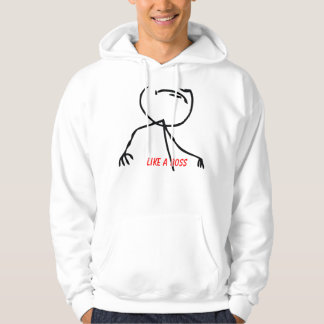 Gilla en chef sweatshirt med luva