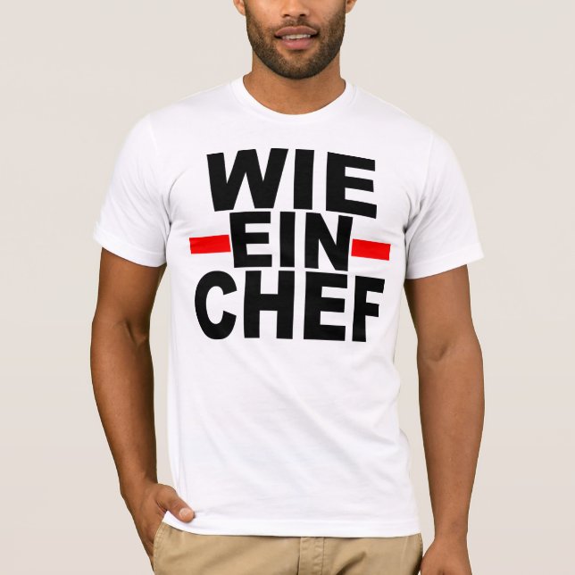 GILLA EN CHEF: TYSK. wieeinkock Tee Shirt (Framsida)