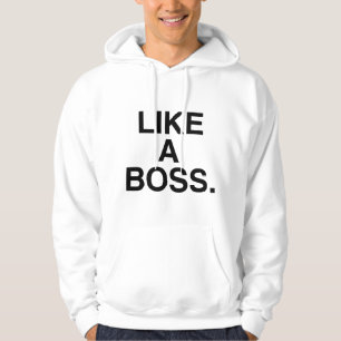 Gilla en chefhoodie munkjacka