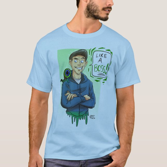 Gilla en chefskjorta tee shirt (Framsida)