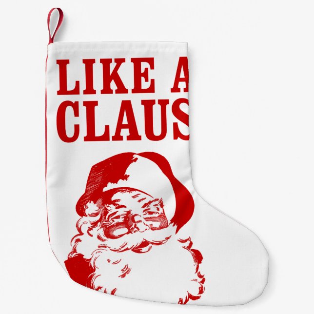 "GILLA en CLAUS" julstrumpan Liten Julstrumpa (Framsidan)