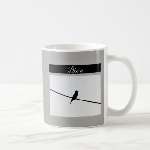 Gilla en fågel på en binda - Leonard Cohen Kaffemugg