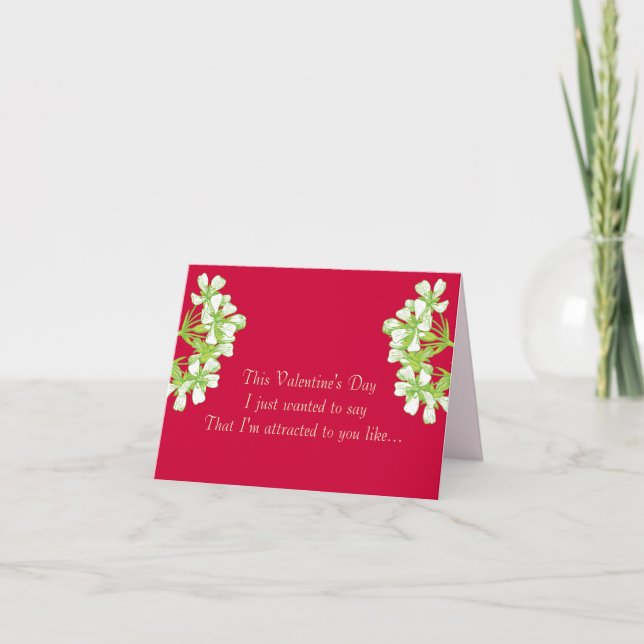 Gilla en fluga till en Venus Flytrap Helgkort (Framsida)