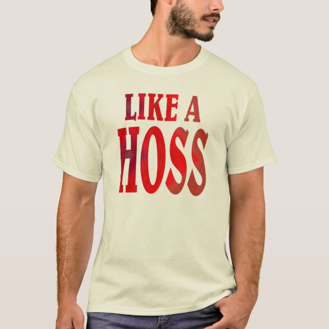 Gilla en HOSS. Tee Shirt (Framsida)