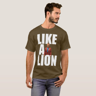 Gilla en lejon T-tröja T Shirt