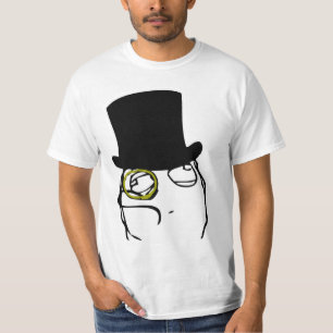 Gilla ett herrursinneansikte Meme T-shirt