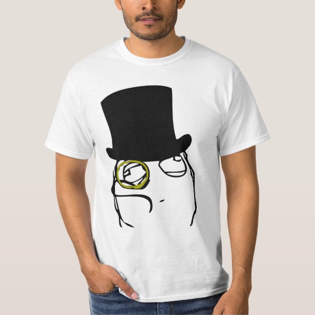 Gilla ett herrursinneansikte Meme T-shirt (Framsida)