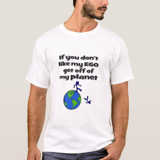 Gilla inte egoen, får av planet t shirt