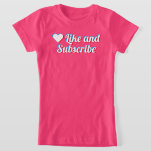 Gilla Och Prenumerera T-Shirt