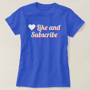 Gilla Och Prenumerera T-Shirt