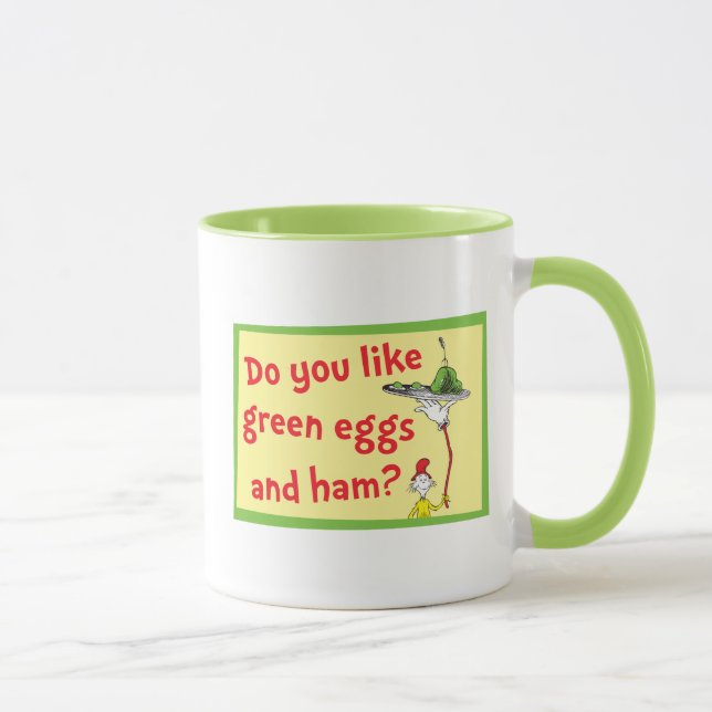 Gillar du gröna ägg och skinka? mugg (Höger)