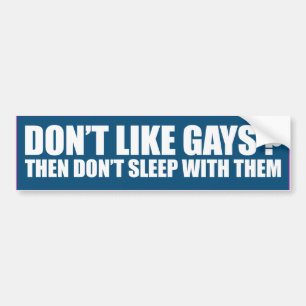 GILLAR INTE GAYS SEDAN INTE MED DEM -.png Bildekal