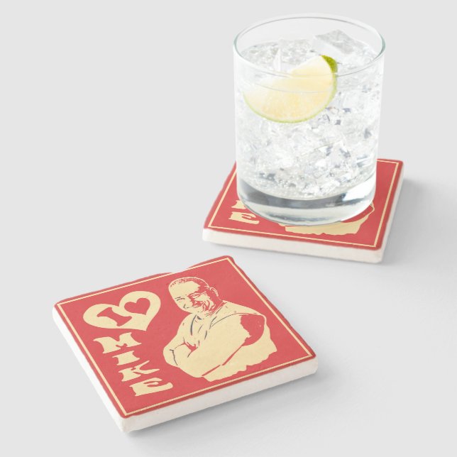 "Gillar jag Mike" Coster Stenunderlägg (Sidan)