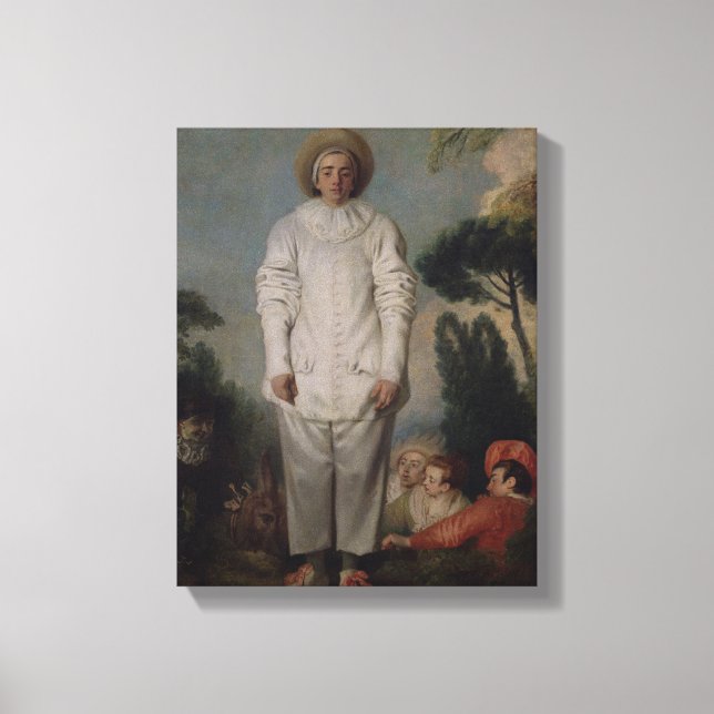 Gilles, 1718-19 canvastryck (Framsida)