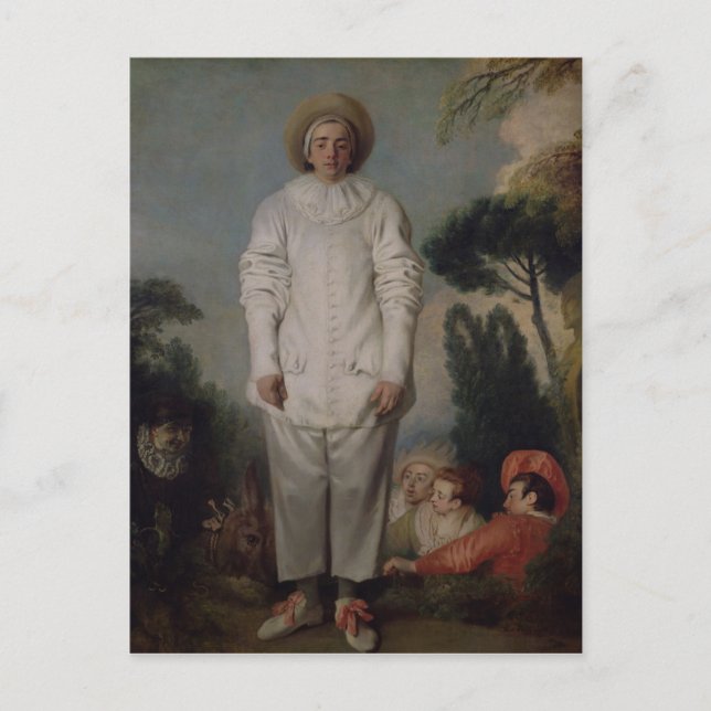 Gilles, 1718–19 vykort (Framsida)